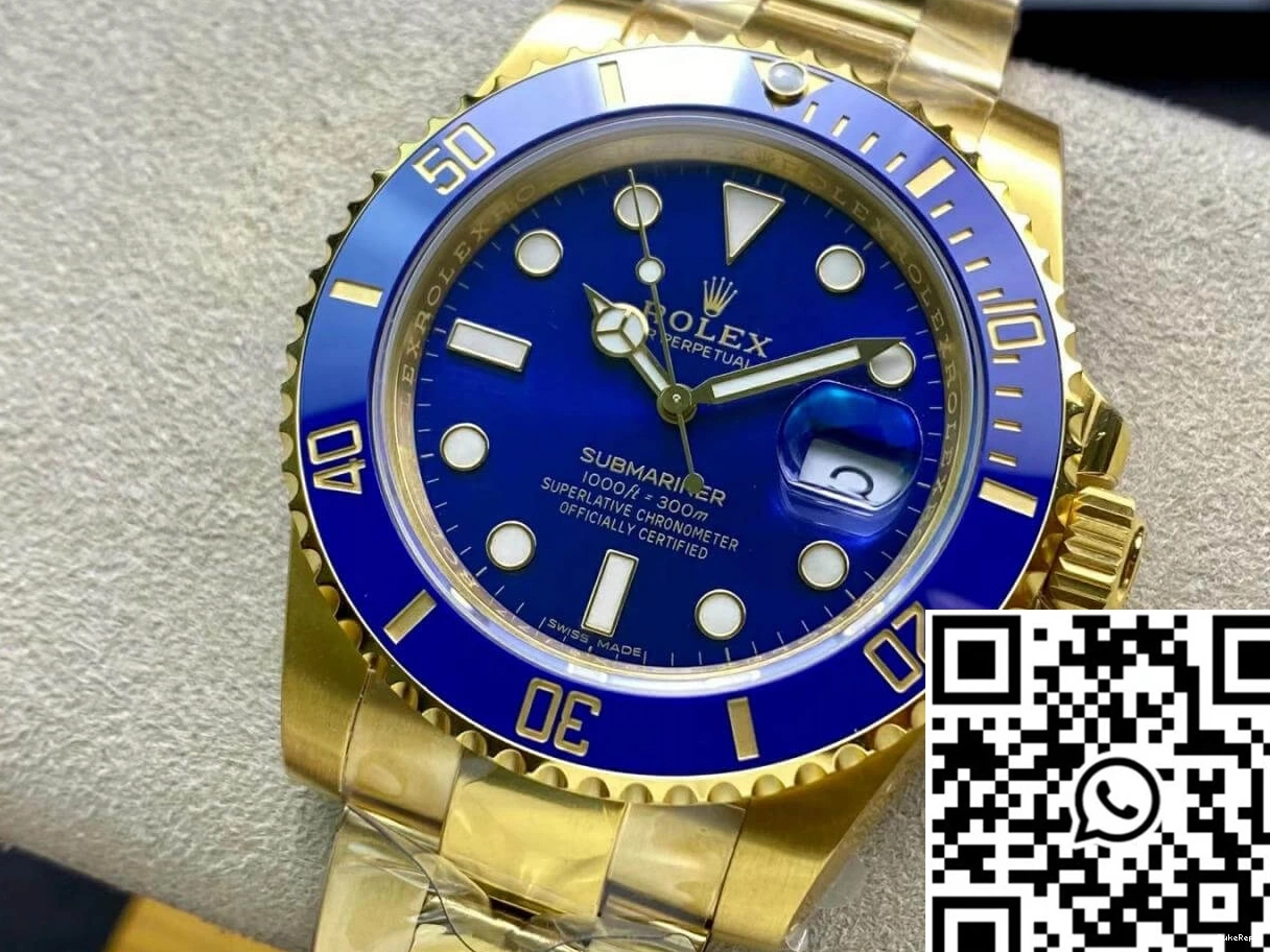 Yellow Submariner M116618LB-0003 Factory VS Gold Rolex 0518